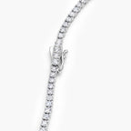 9ct White Gold 5.00ct Lab Grown Diamond Tennis Necklace
