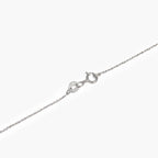 18ct White Gold Diamond Teardrop Pendant Necklace