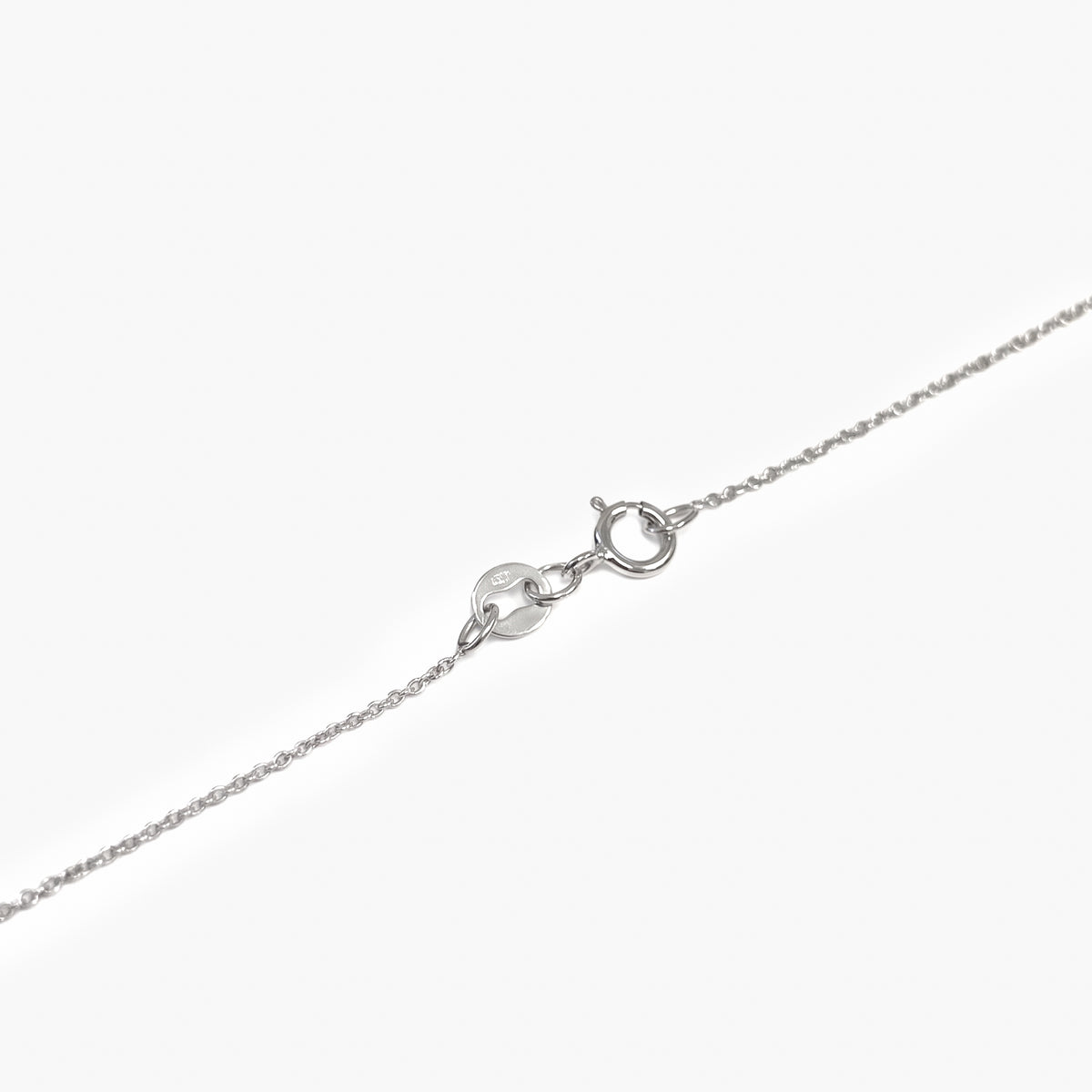 18ct White Gold Diamond Teardrop Pendant Necklace