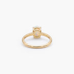 9ct Gold Claw Set Oval Opal Ring