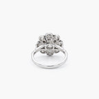Platinum Diamond Daisy Cluster Ring 2.35ct