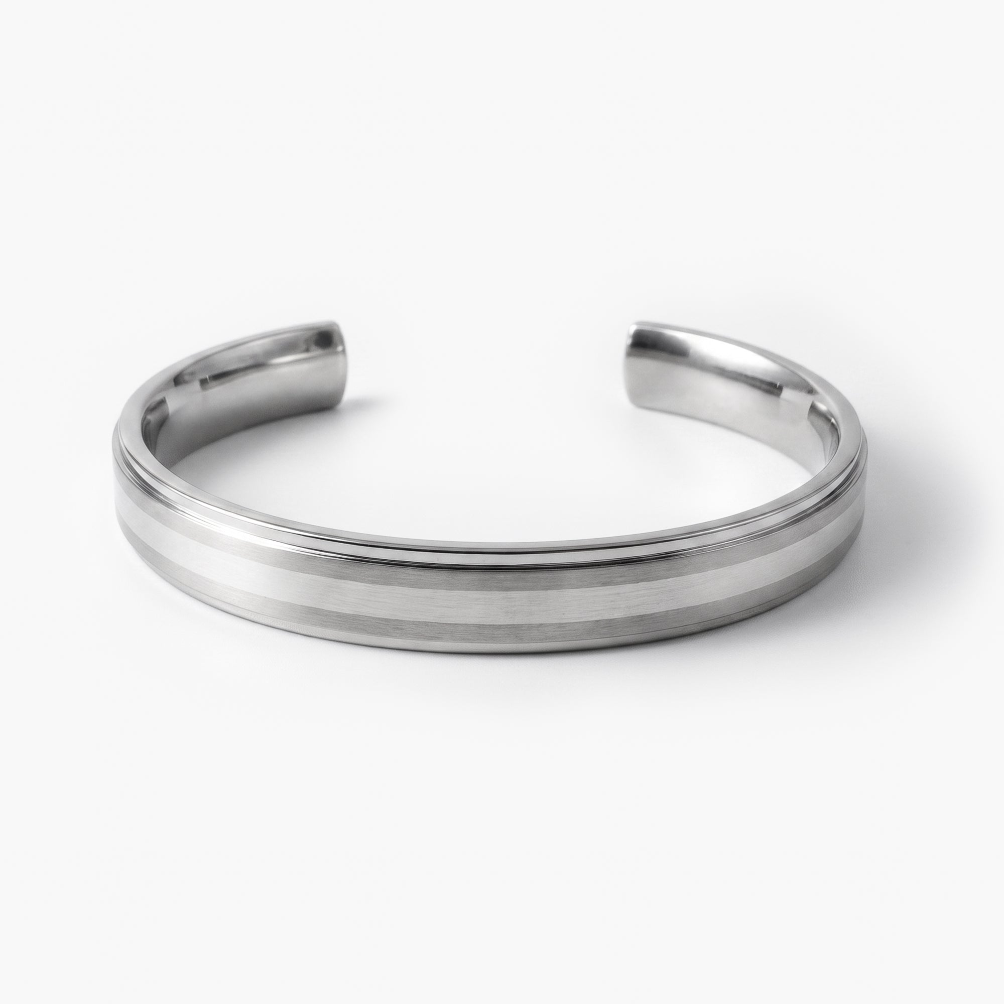 Men's Stainless Steel Open Cuff Bangle