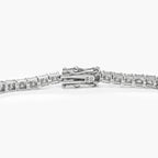 18ct White Gold Diamond Tennis Bracelet 4.80ct