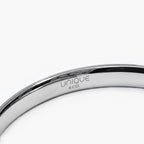 Men's Stainless Steel Polished Open Cuff Bangle