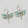 NEW Blue & Green Dragonfly Earrings