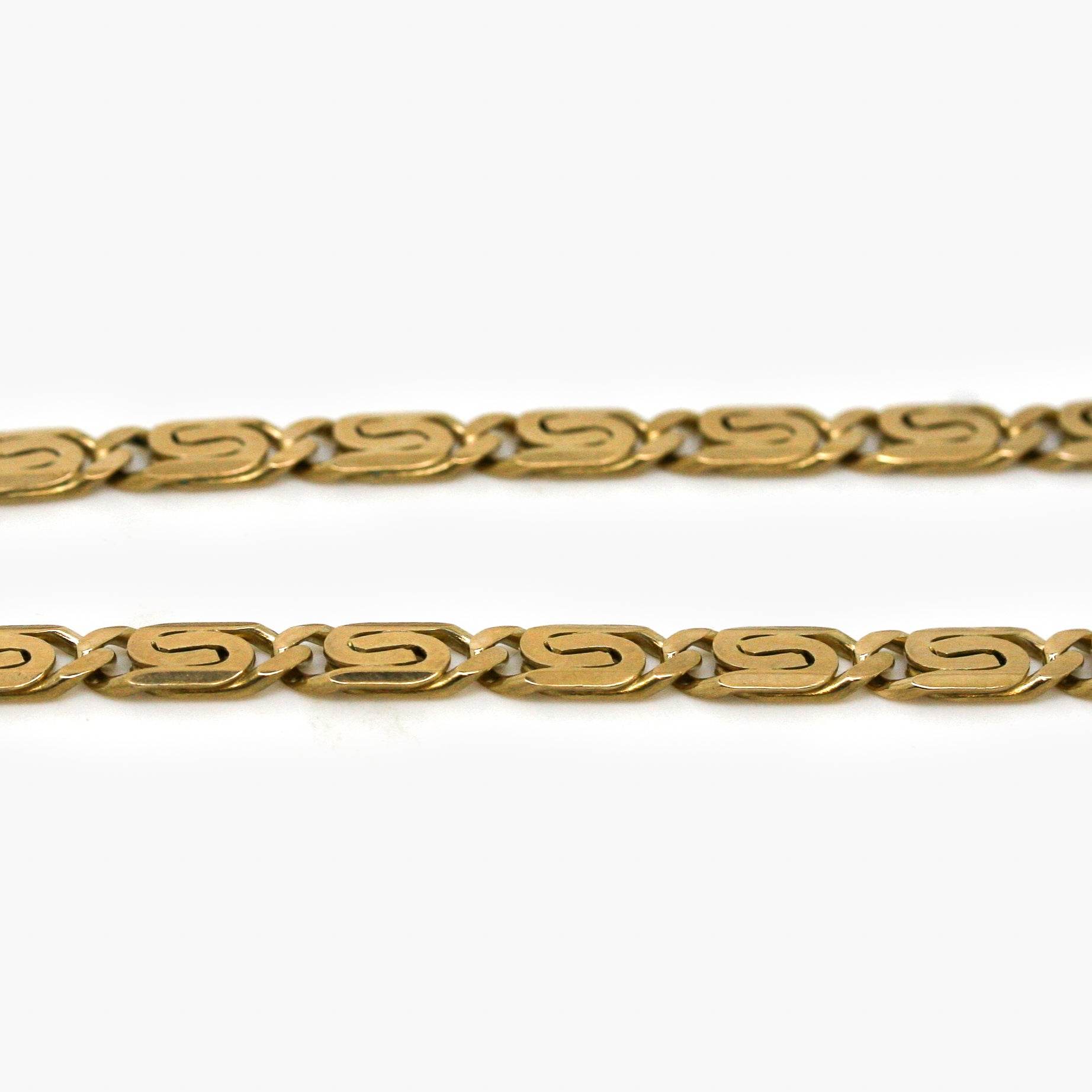 Antique 9ct Gold Fancy Link Chain - Jordans Jewellers