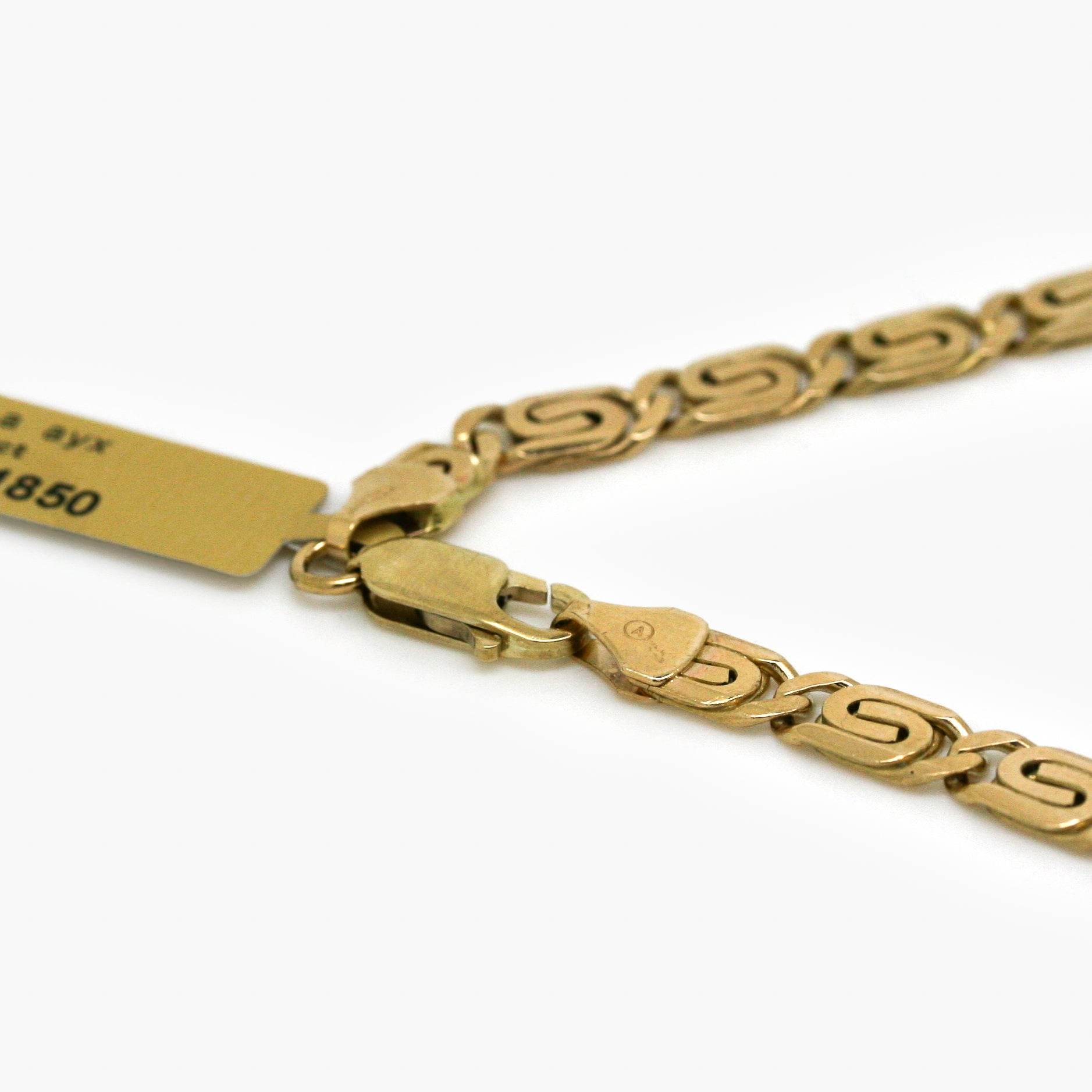 Antique 9ct Gold Fancy Link Chain - Jordans Jewellers
