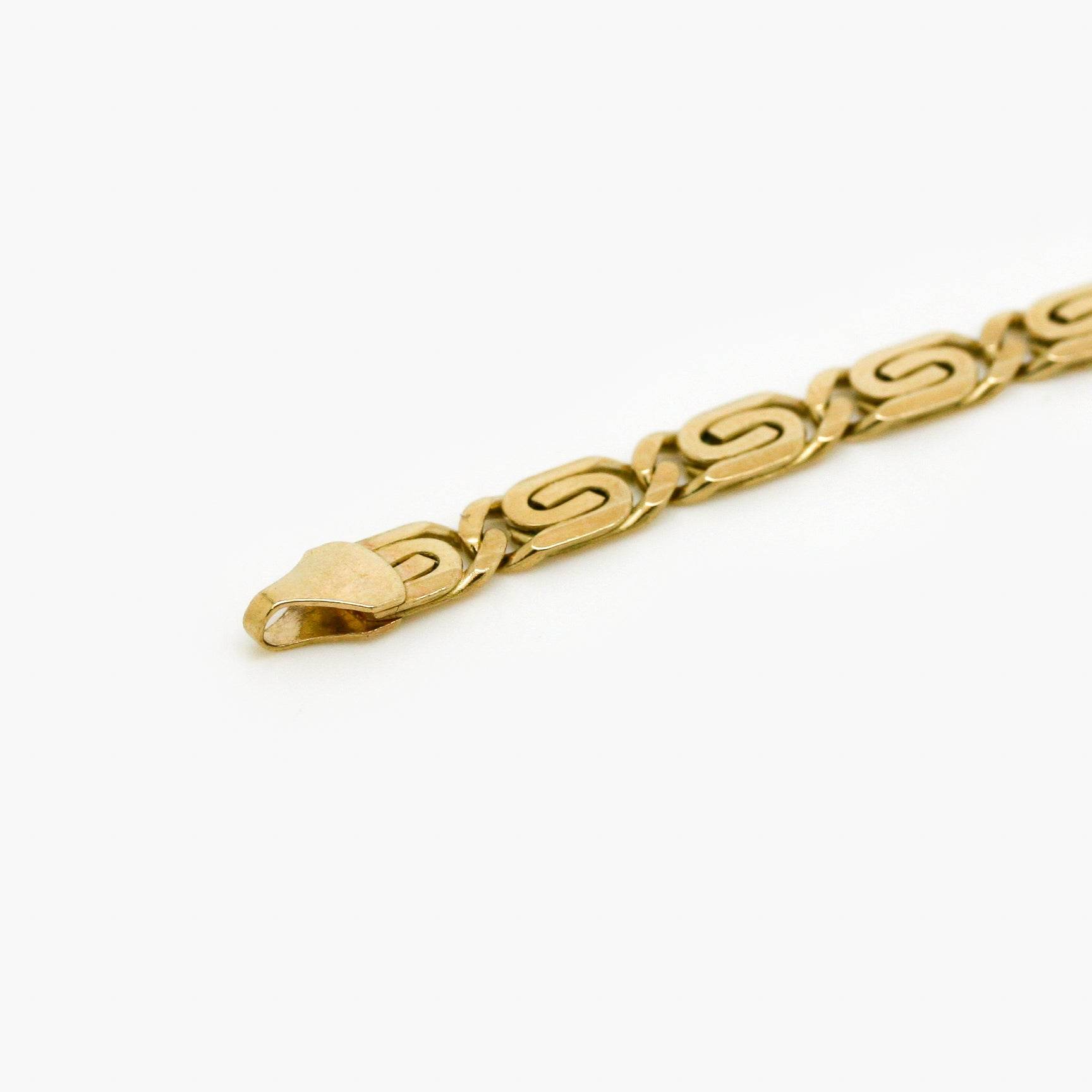 Antique 9ct Gold Fancy Link Chain - Jordans Jewellers