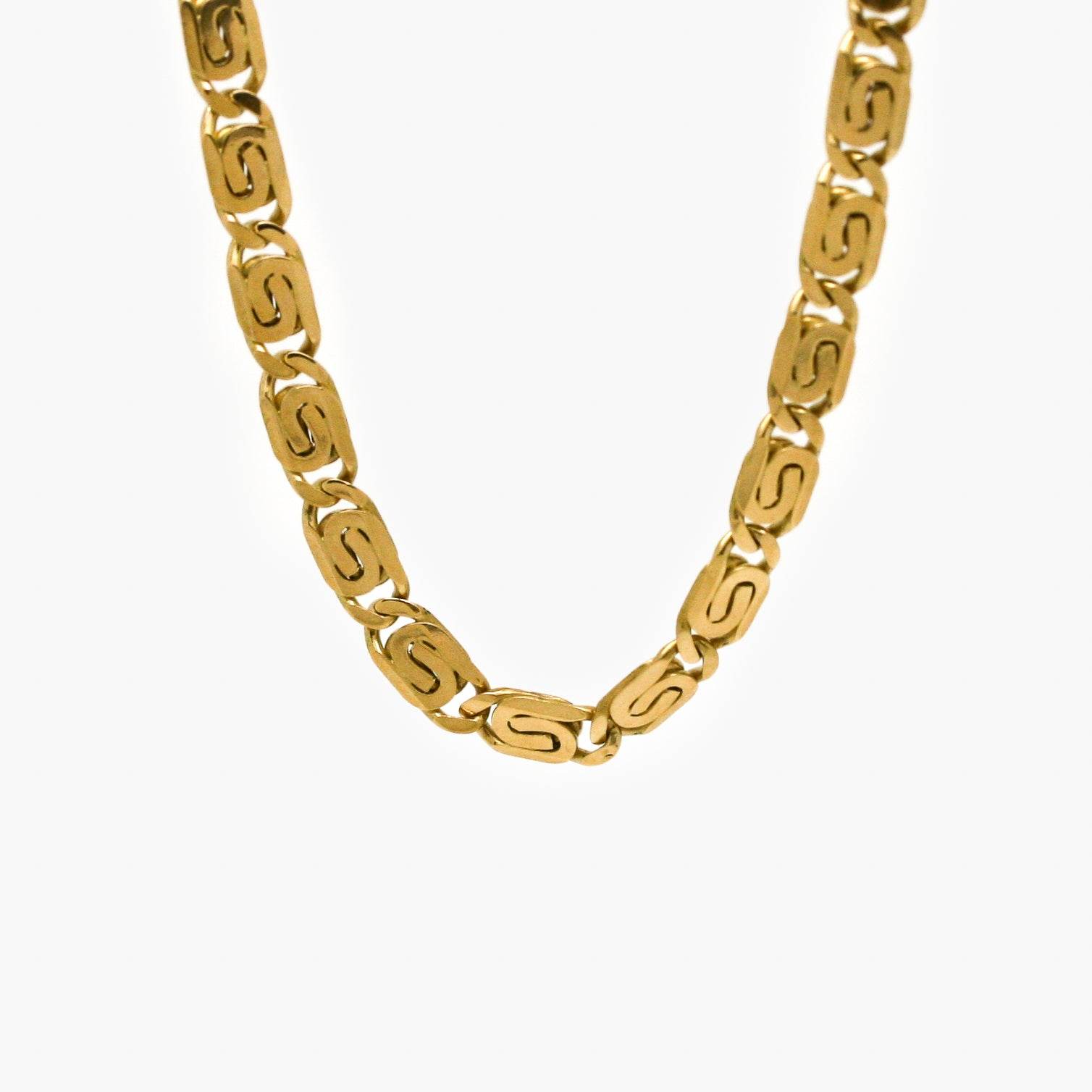 Antique 9ct Gold Fancy Link Chain - Jordans Jewellers