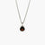 Silver Garnet Pendant Necklace - Jordans Jewellers