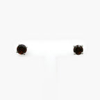 Silver Garnet Stud Earrings - Jordans Jewellers