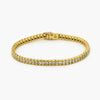 18ct Yellow Gold Diamond Tennis Bracelet - Jordans Jewellers