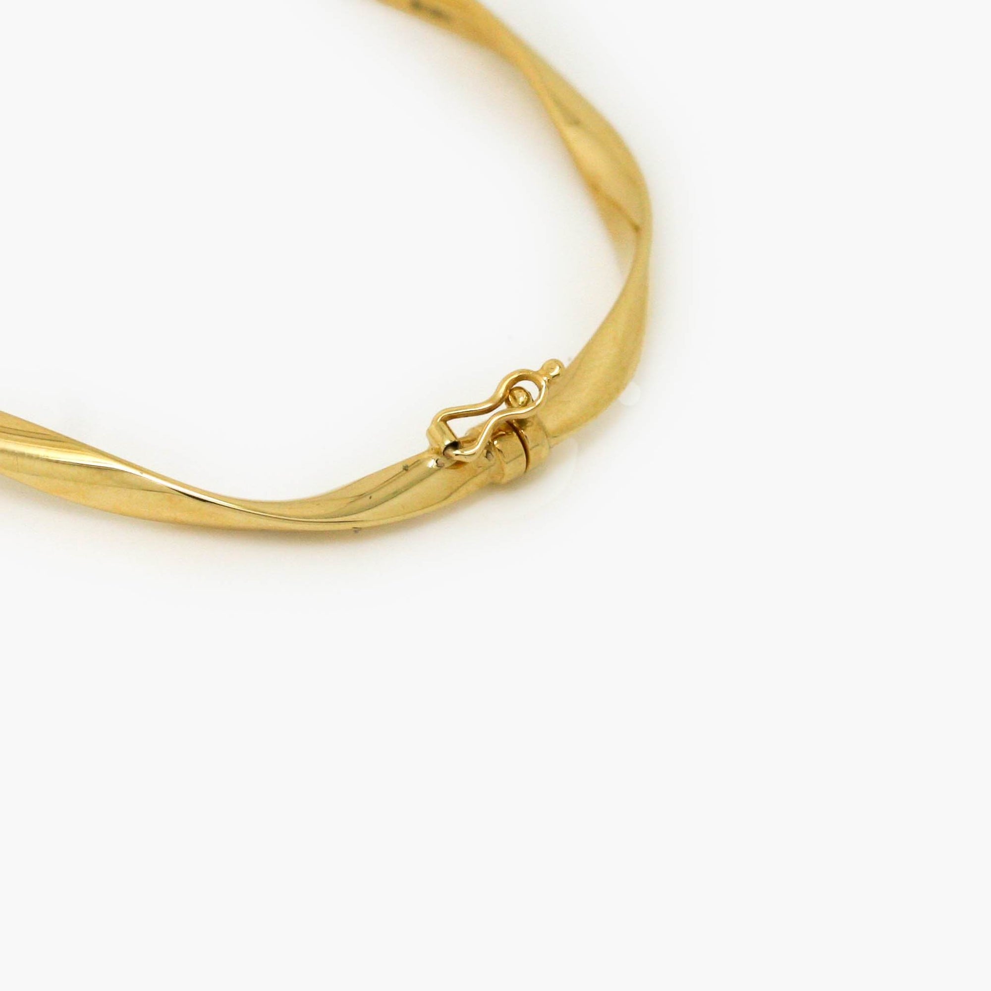 Twisted Bangle in 9ct Yellow Gold - Jordans Jewellers