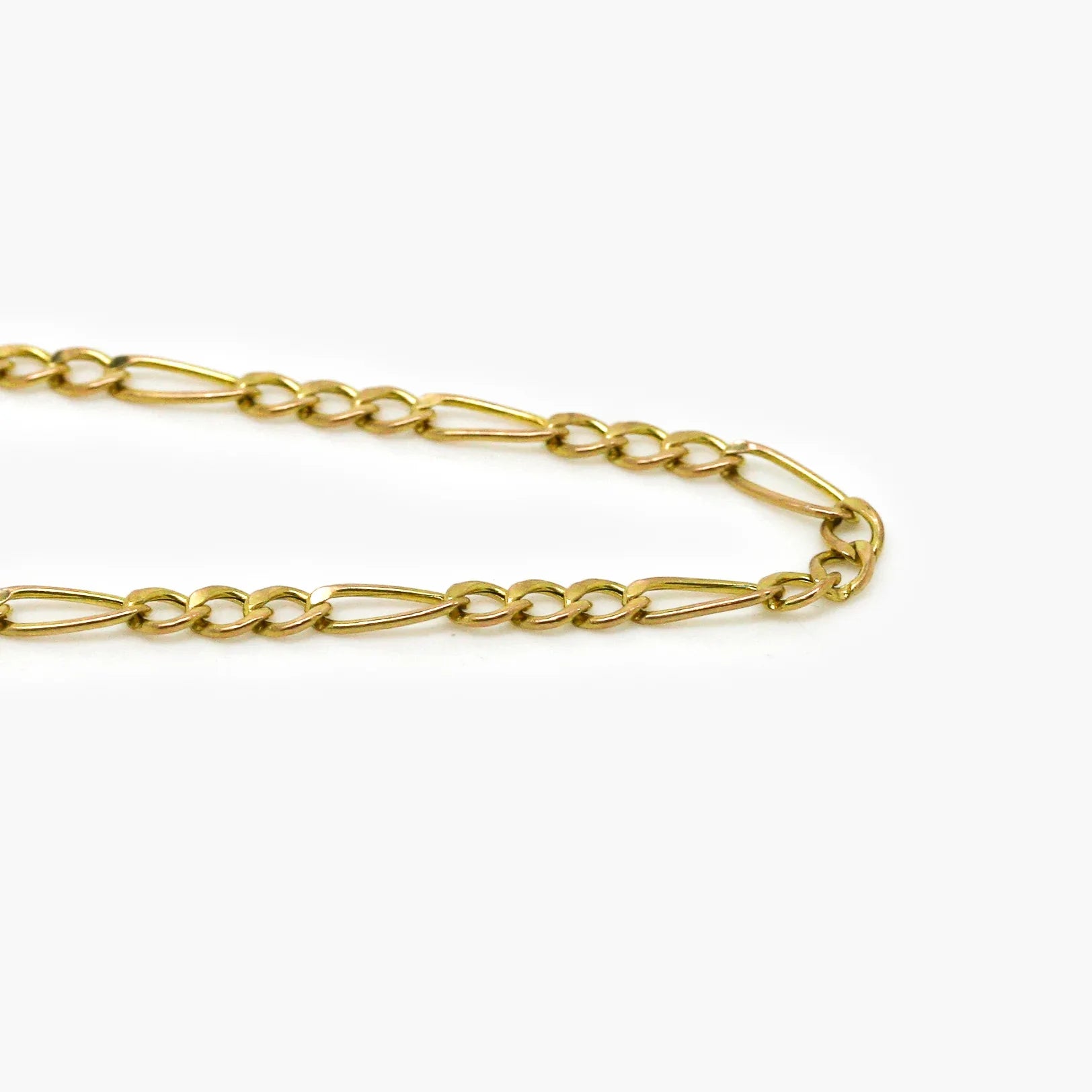9ct Yellow Gold Fancy Figaro Chain - Jordans Jewellers