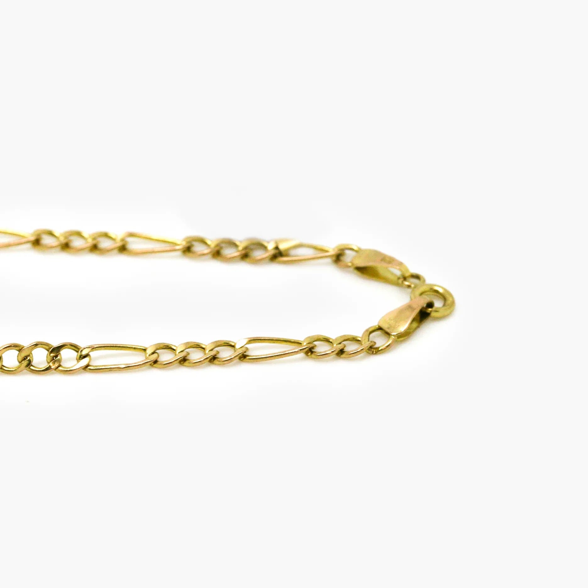 9ct Yellow Gold Fancy Figaro Chain - Jordans Jewellers