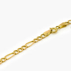 9ct Yellow Gold Fancy Figaro Chain - Jordans Jewellers