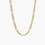 9ct Yellow Gold Fancy Figaro Chain - Jordans Jewellers
