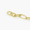 jordans jewellers - Oval Link Bracelet in 9ct Yellow Gold - Gold Bracelets (close up view)