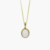 Oval Opal Pendant Necklace in 9ct Yellow Gold - Jordans Jewellers