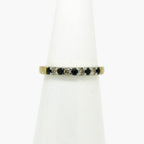9ct Sapphire & Diamond Half Eternity Ring - Jordans Jewellers