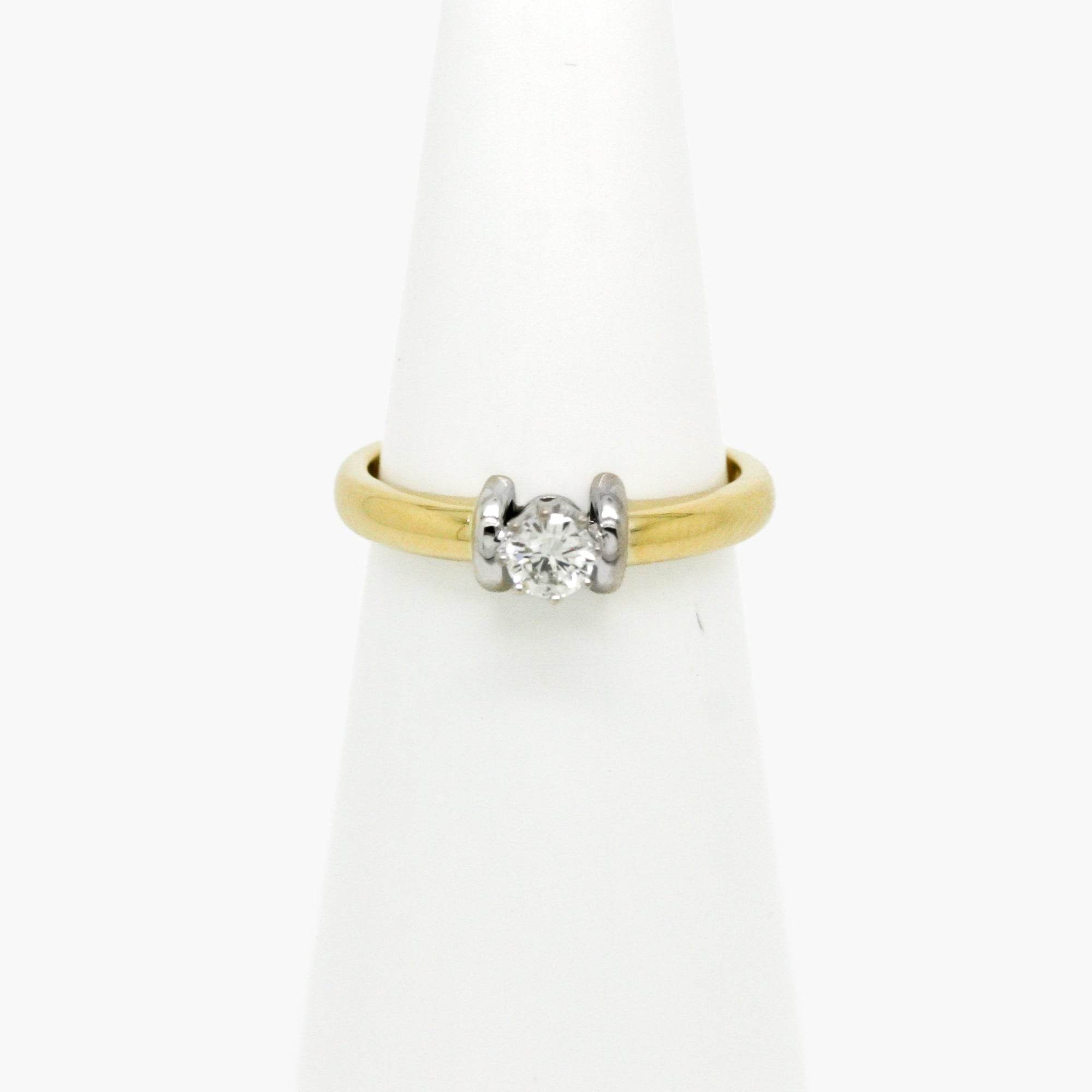 0.20ct Diamond Solitaire Ring in 18ct Gold - Jordans Jewellers