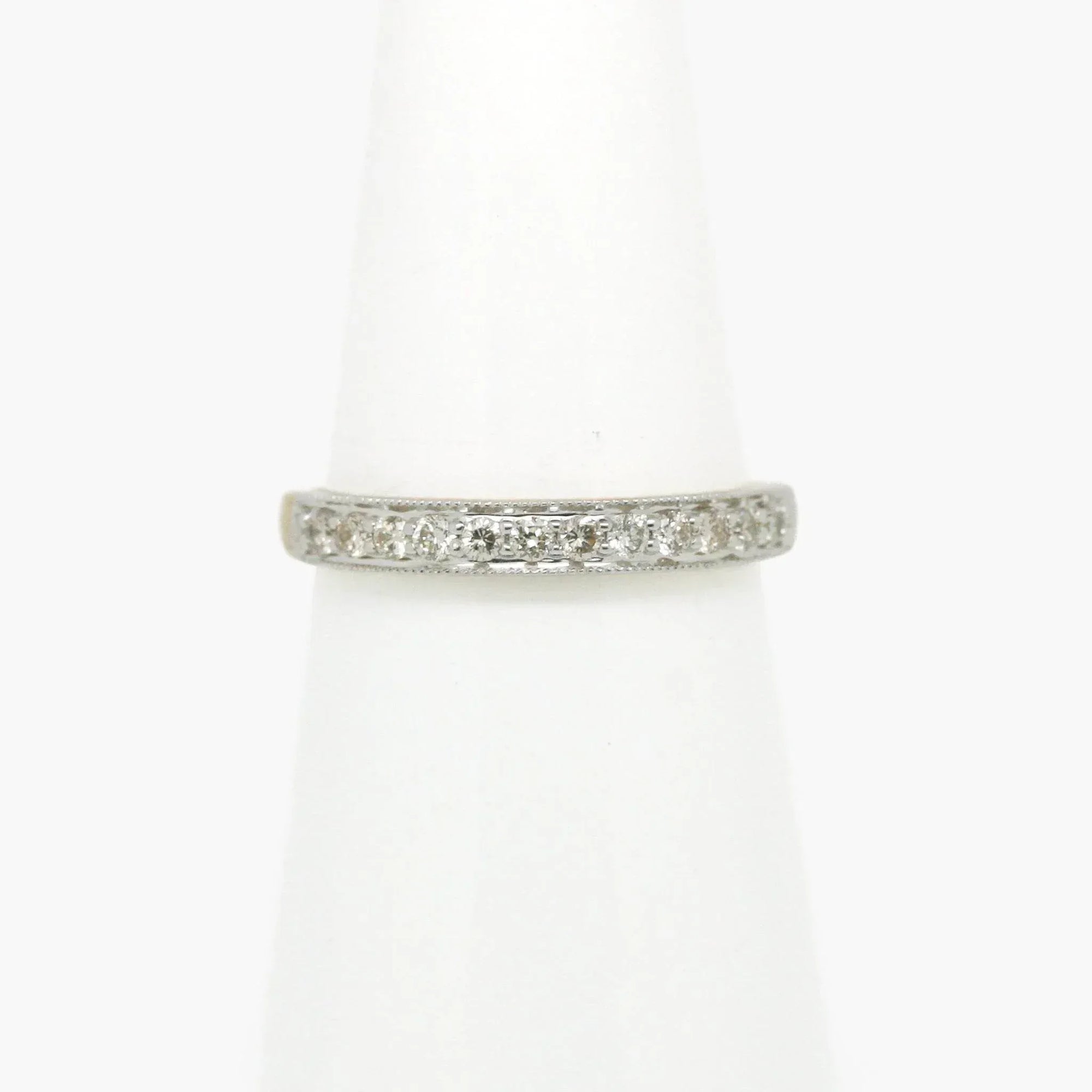 0.25ct Diamond Channel Set Half Eternity Ring - 9ct Mixed Gold - Jordans Jewellers