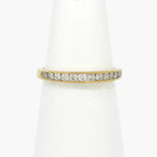 0.25ct Diamond Channel Set Half Eternity Ring - 9ct Yellow Gold - Jordans Jewellers