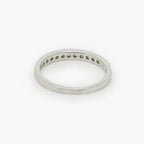 0.25ct Diamond Channel Set Half Eternity Ring - 9ct White Gold - Jordans Jewellers