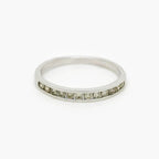 0.25ct Diamond Channel Set Half Eternity Ring - 9ct White Gold - Jordans Jewellers