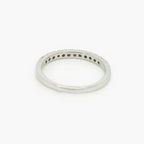 0.25ct Diamond Claw Set Half Eternity Ring - 9ct White Gold - Jordans Jewellers