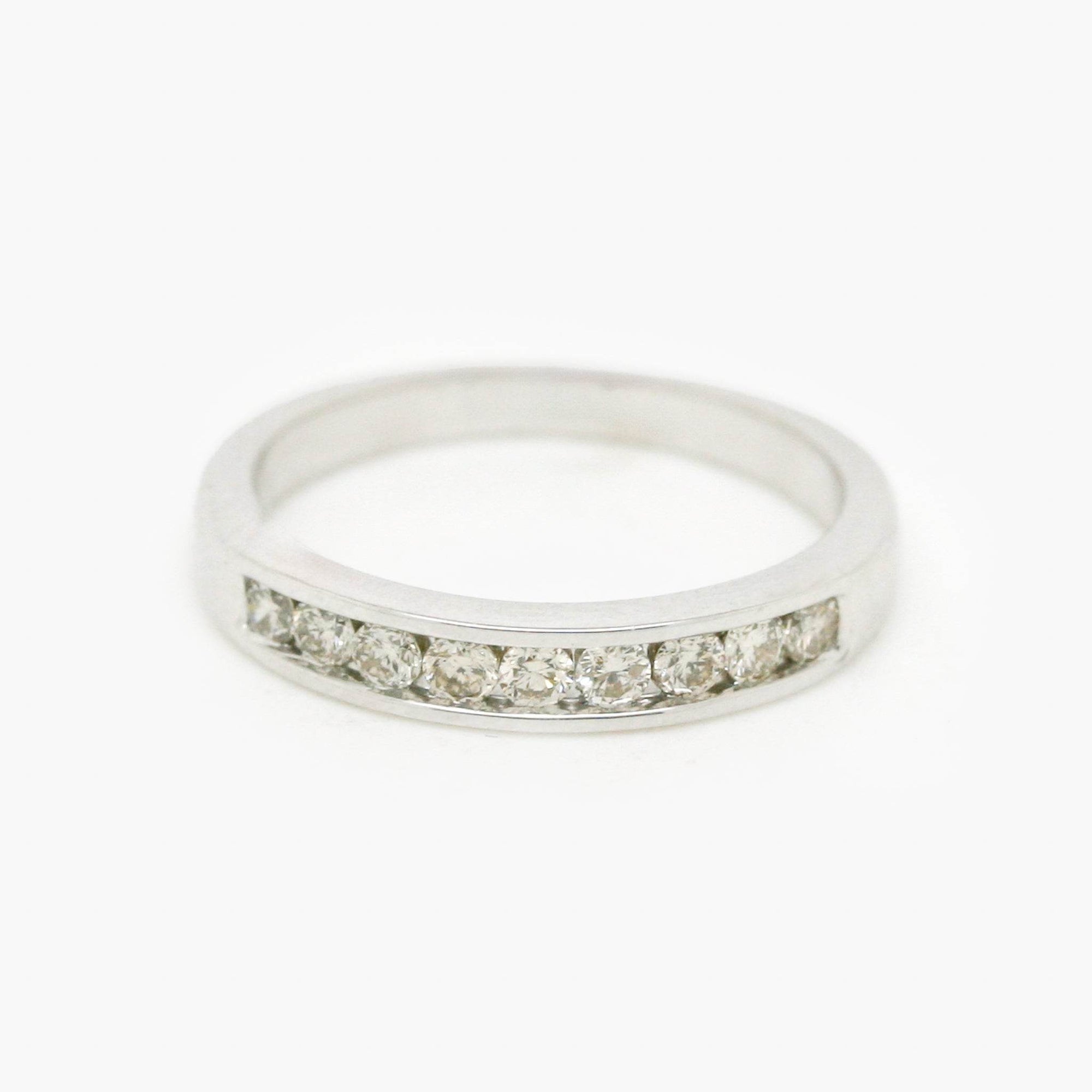 0.33ct Diamond Half Eternity Ring - 9ct White Gold - Jordans Jewellers