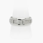 Men's Tungsten Carbide Hammered Ring