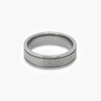 Men's Tungsten Carbide Hammered Band Ring
