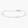 Silver Hammered Disc Bracelet - Jordans Jewellers