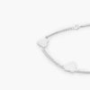 Silver Five Heart Bracelet - Jordans Jewellers