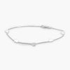 Silver Five Heart Bracelet - Jordans Jewellers