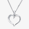 NEW Silver Heart Pendant Necklace