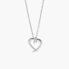 Silver Thorn Heart Pendant Necklace - Jordans Jewellers