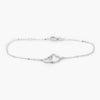 Silver Double Heart Bracelet - Jordans Jewellers
