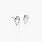 Silver Thorn Heart Stud Earrings - Jordans Jewellers