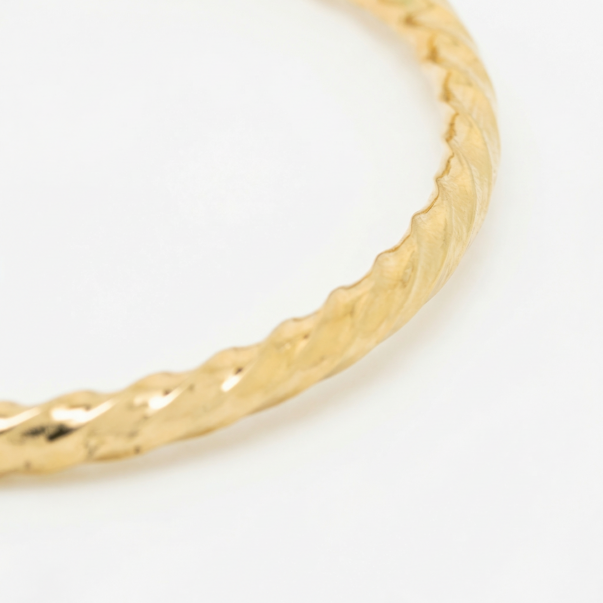 14ct Gold Twisted Rope Bangle