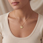 9ct Gold Plain Heart Pendant Necklace - Jordans Jewellers