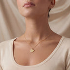 9ct Gold Plain Heart Pendant Necklace - Jordans Jewellers