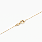 9ct Yellow Gold Open Heart Pendant Necklace