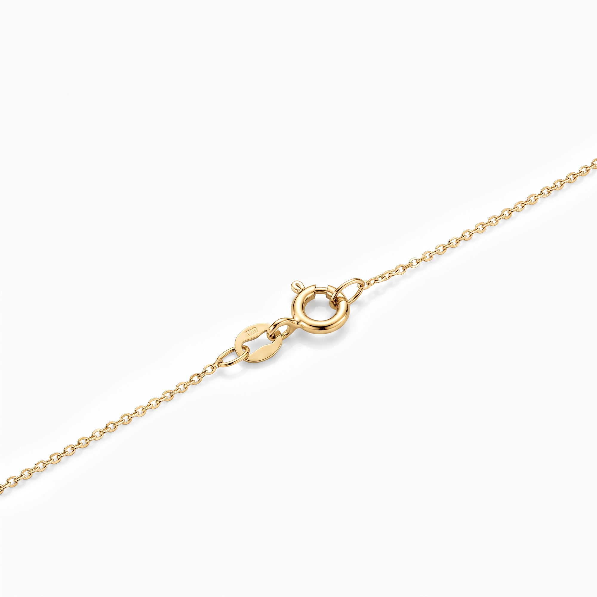 9ct Yellow Gold Open Heart Pendant Necklace