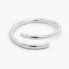 Silver Overlap Bangle
