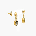 9ct Gold Iolite Drop Earrings - Jordans Jewellers