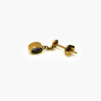 9ct Gold Iolite Drop Earrings - Jordans Jewellers