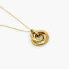 Interlocking Knot Pendant Necklace in 9ct Yellow Gold - Jordans Jewellers