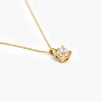 18ct Yellow Gold 1.51ct Lab Grown Diamond Solitaire Necklace